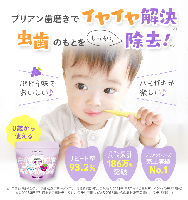 【公式】子どもの歯磨きイヤイヤ、虫歯、口臭でお悩みのあなたへ。ブリアン歯磨きでイヤイヤ解決。虫歯のもとをしっかり除去！