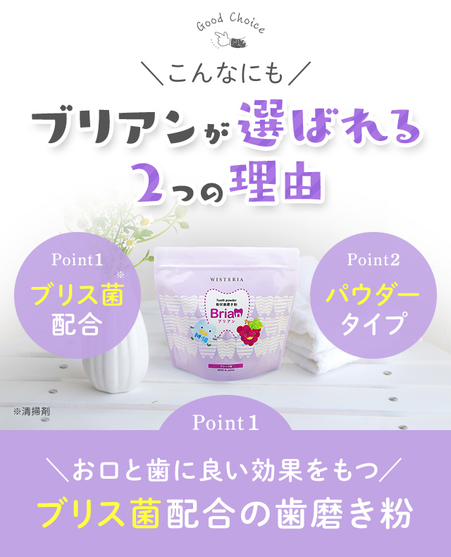 ブリアンが選ばれる2つの理由